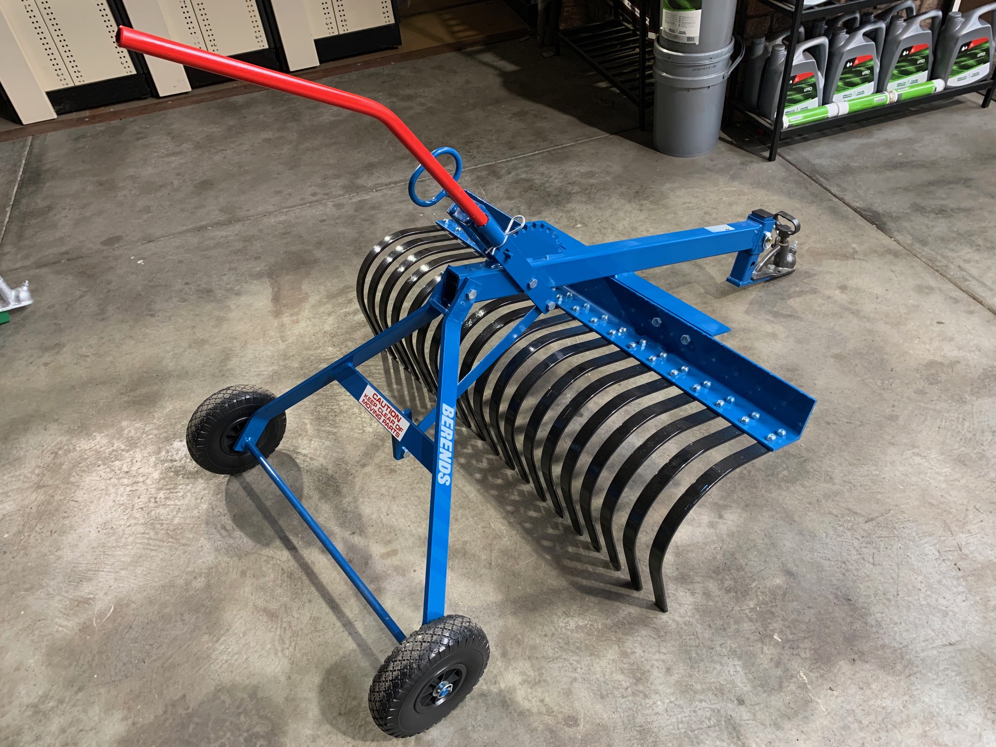 Berends ATV Landscape Rake Fred Hopkins